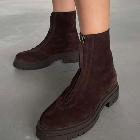 feners Shoes Feners Je Taime Chocolat Sude Boots Poshmark